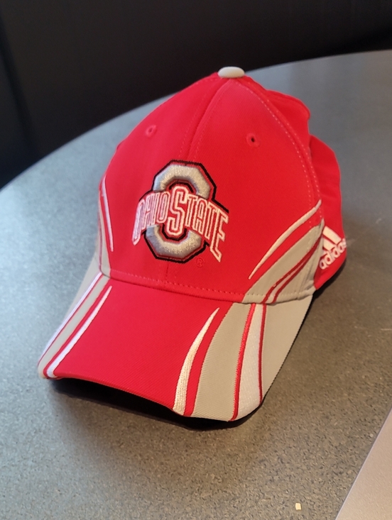 adidas Other - Adidas Ohio State Red Baseball Cap Size L/XL Stretch